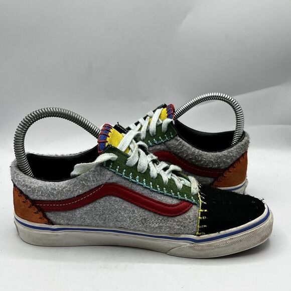 Vans Old Skool Blanket Stitch Multicolor Sneakers Size 6 Men 7.5 Women Skate - Picture 6 of 14